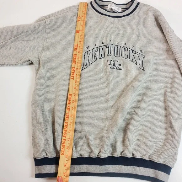 Vintage Men's Kentucky Wildcats Sweatshirt Gray Sports in Motion Large - Picture 3 of 6
